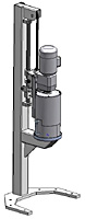 10 literes laboratóriumi mintabeton keverő