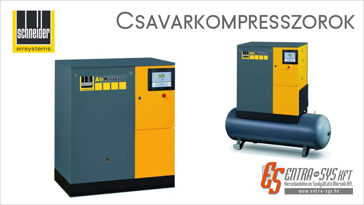 Schneider csavarkompresszorok