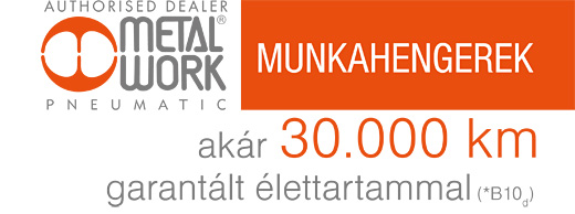 Metal Work Munkahengerek akár 30.000 km garantált élettratmmal